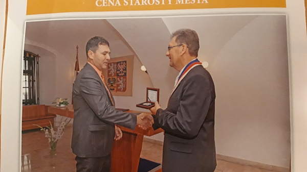 Cena starosty města Kelče Tomáši Richtarovi